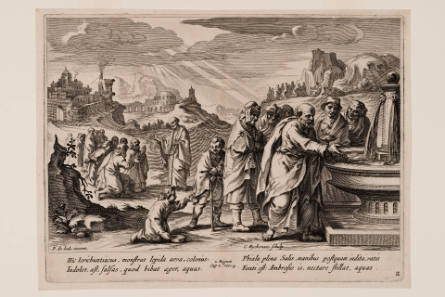 Elisha Healing the Water, plate 2 from The History of Elisha, after Pieter de Jode I
