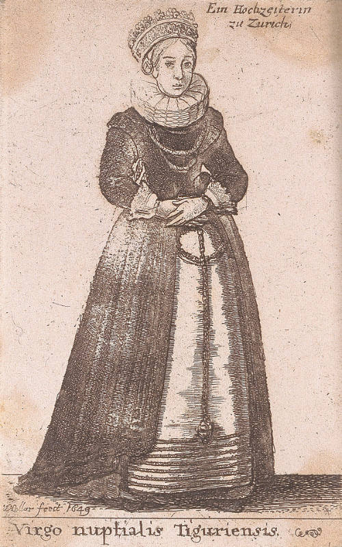 Bride from Zürich, from Theatrum Mulierum