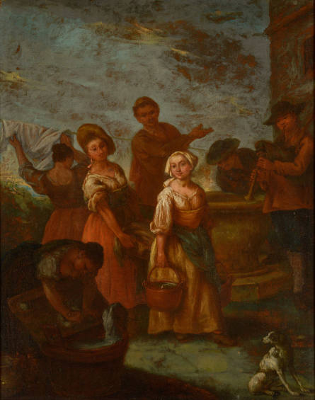 Peasants by a Well