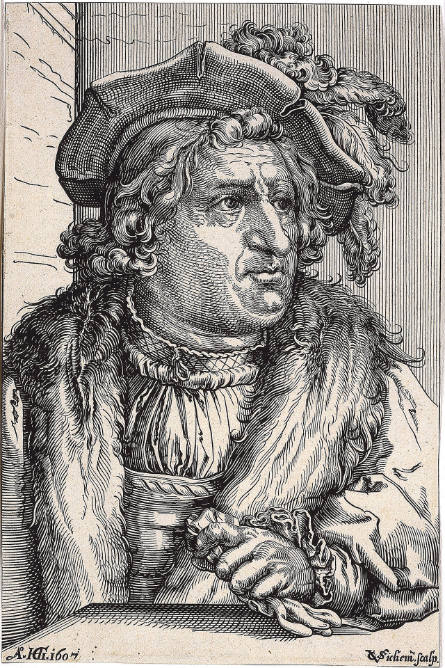 Man with Plumed Cap, after Hendrick Goltzius