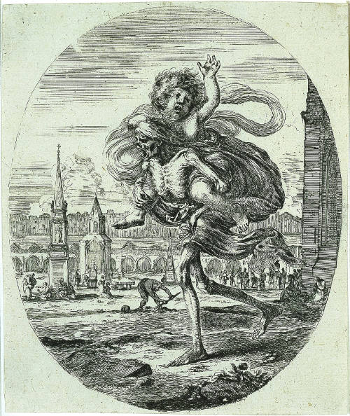 Death Carrying off a Child, from The Five Deaths