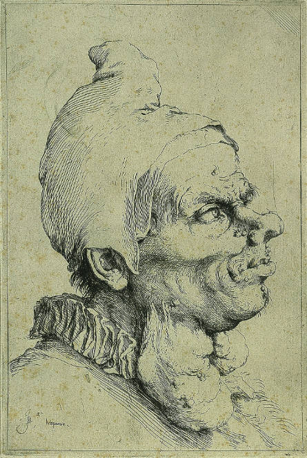 The Large Grotesque Head (Man with Goiter)