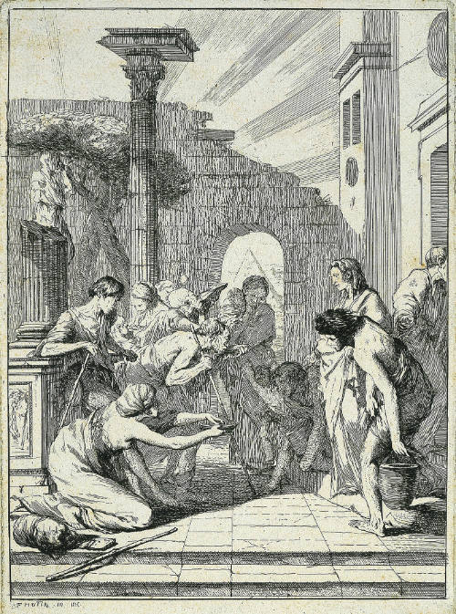 Giving Drink to the Thirsty, from The Seven Works of Mercy