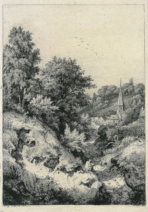 La Sablière [The Sandpit], from Quatre paysages à l'eau-forte [Four Landscape Etchings]