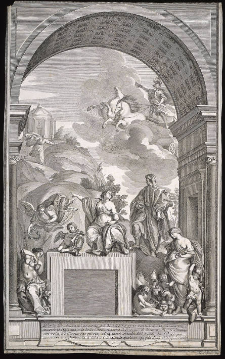 Lorenzo de'Medici Locking the Temple of Janus, after Cecco Bravo