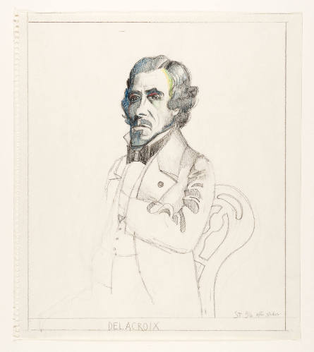 Delacroix, after a photograph by Nadar