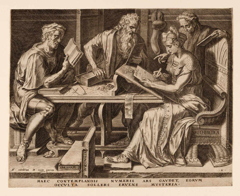 Arithmetic, from The Seven Liberal Arts, after Frans Floris