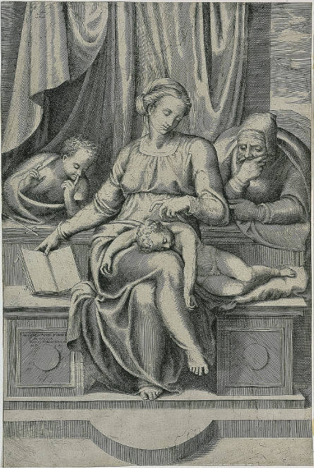 Il Silenzio (The Madonna of the Silence), after Michelangelo