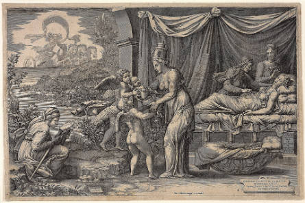 Allegory of Birth, after Giulio Romano