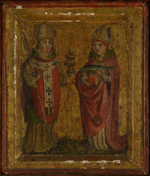 Saint and Chalice, Saint and Fish