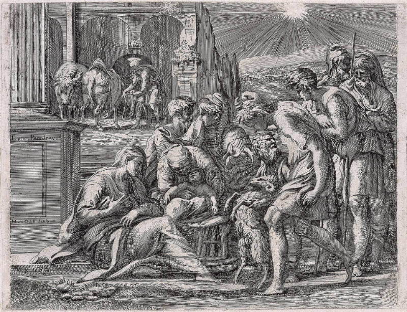 Adoration of the Shepherds, after Parmigianino