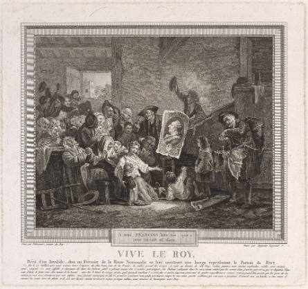 Vive le Roi [Long Live the King], after Philibert Louis Debucourt