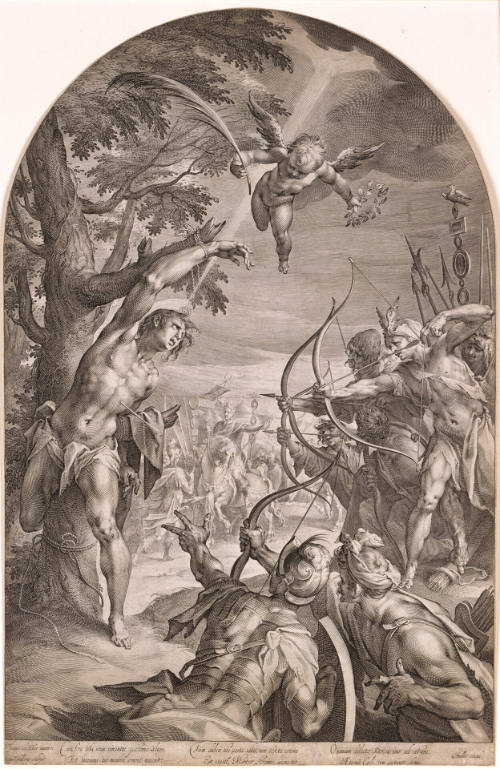 The Martyrdom of Saint Sebastian, after Hans von Aachen
