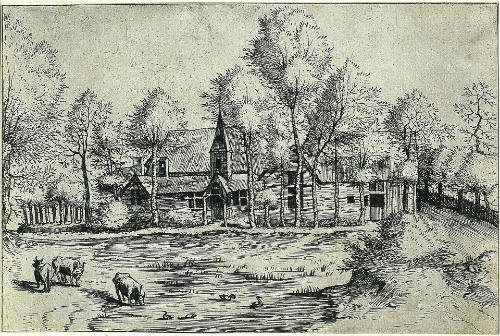 Landscape with Farm Houses and Cattle