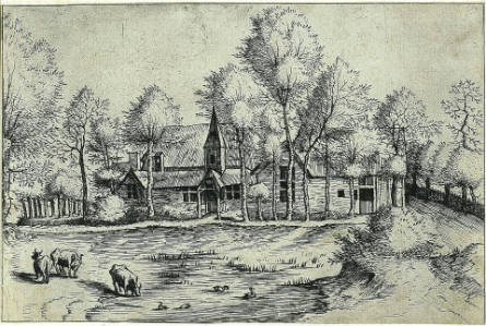 Landscape with Farm Houses and Cattle