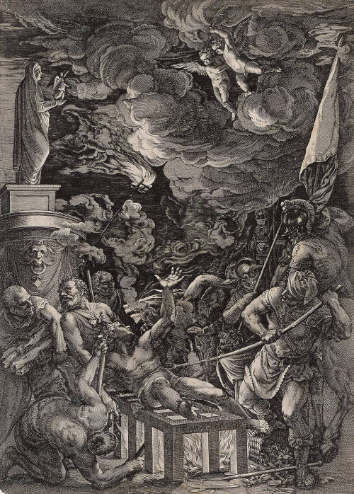 The Martyrdom of Saint Lawrence, after Titian