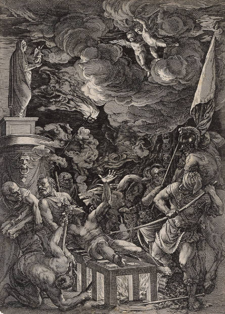 The Martyrdom of Saint Lawrence, after Titian