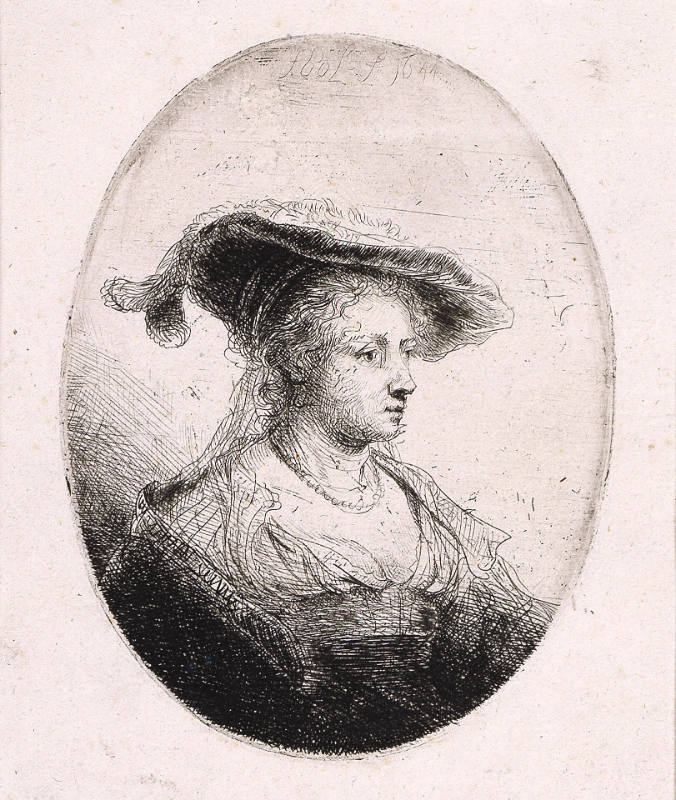 Young Woman with Plumed Hat