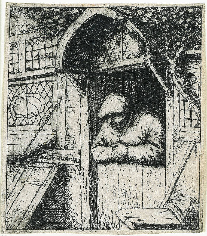 Peasant Leaning on his Doorway