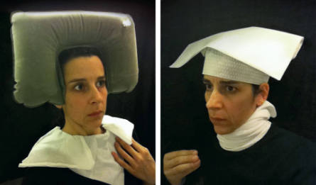 Lavatory Self-Portrait in the Flemish Style #18–19 ("Seat Assignment" project, 2010-ongoing)