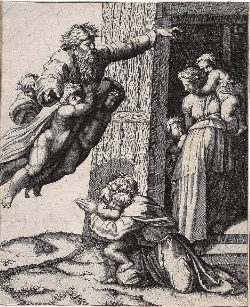 God Appearing to Noah, after Raphael