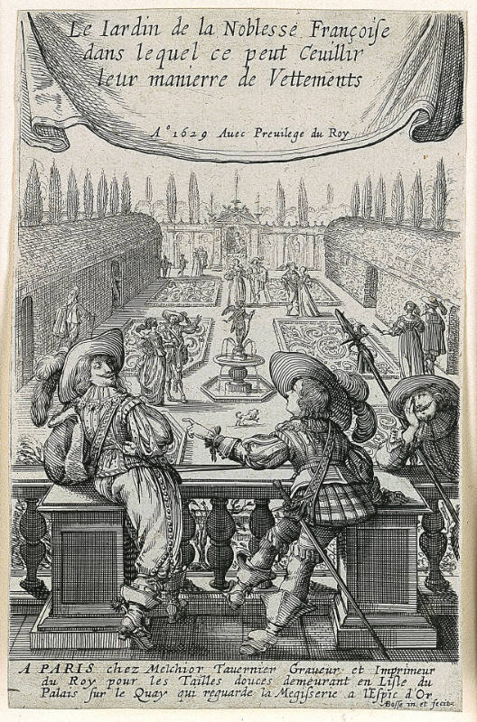 Frontispiece from Le Jardin de la noblesse françoise [The Garden of the French Nobility], after Jean de Saint-Igny