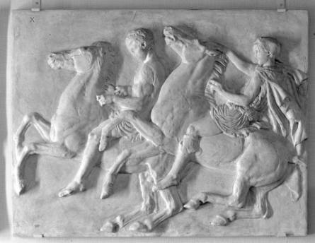 Horsemen in the Panathenaic Procession (Slab X)