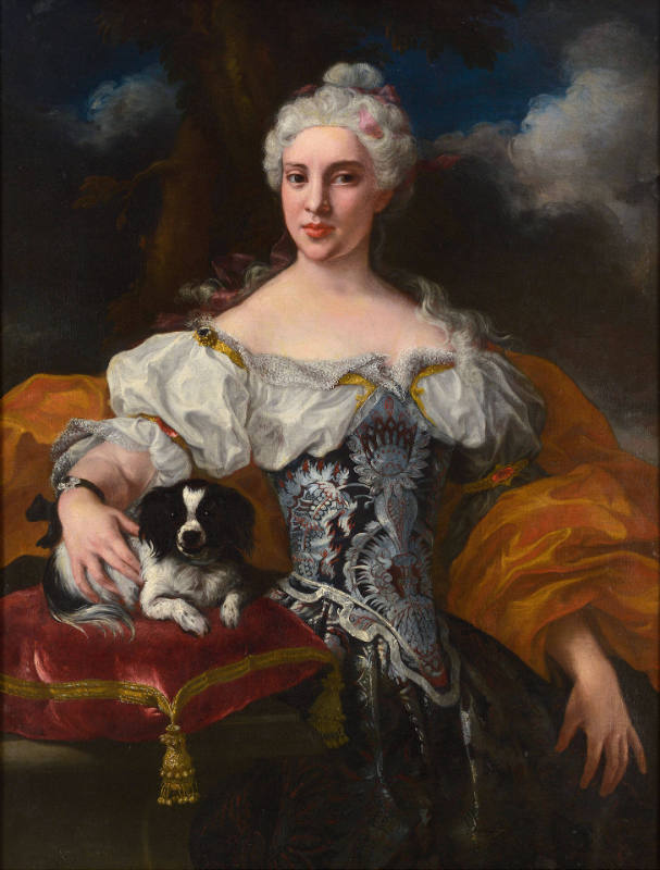 Portrait of a Lady with a Dog