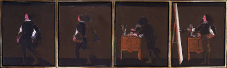 Velázquez yendo a su caballete (De la serie Veláquez mis à nu) [Velásquez Going to His Easel (From the series Veláquez Stripped Bare)]]