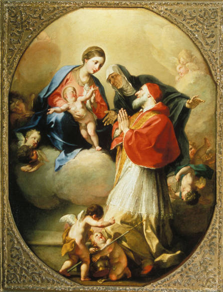 Madonna and Child with Saint Anne Appearing to Pope Paul V