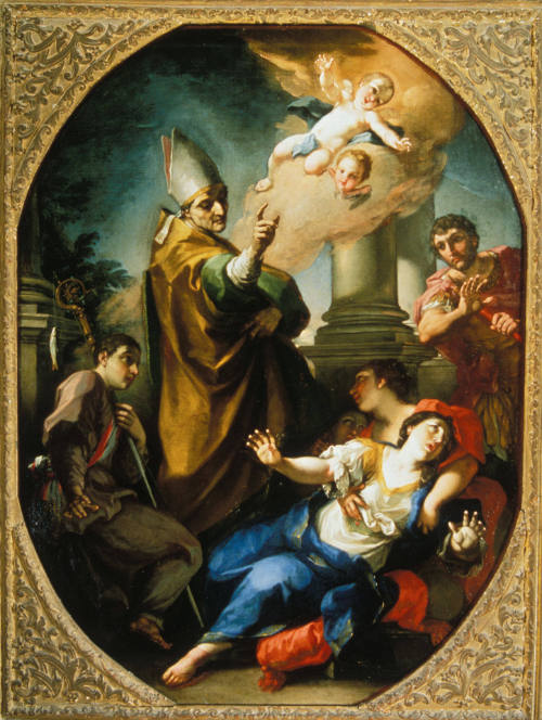 Saint Zeno Healing a Possessed Woman