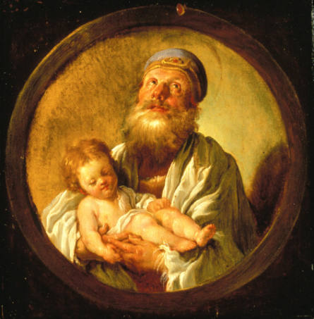 Saint Simeon Holding the Christ Child