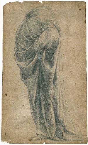 Drapery Study for a Standing Male Figure