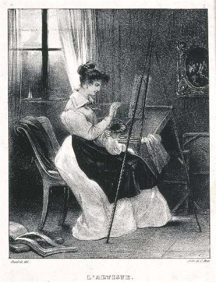 L'Artiste, from Album lithographique