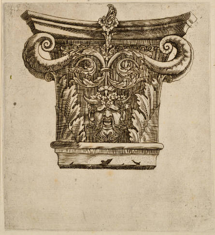 Capital with a Satyr's Head