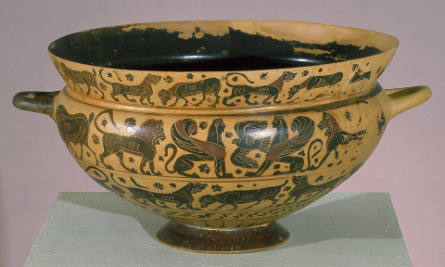 Middle Corinthian Stemless Cylix (Wine Cup)