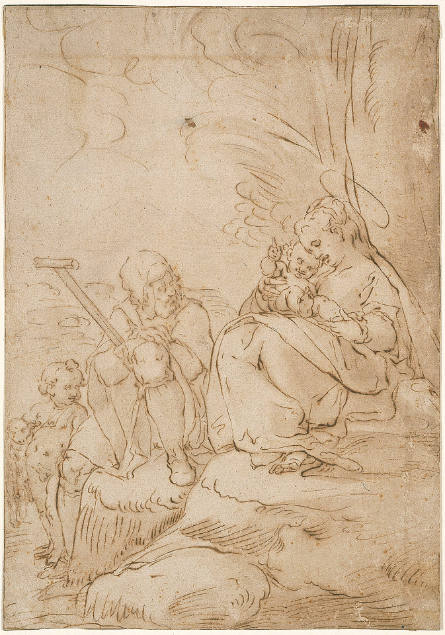 Holy Family with the Young Saint John the Baptist in a Landscape