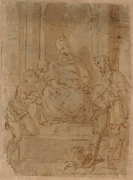 Madonna and Child with Saints Sebastian and Roch