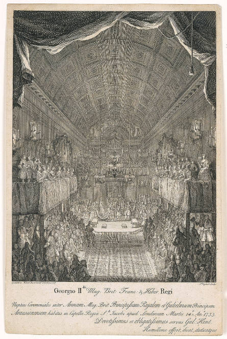 Wedding Ceremony of Anne, Princess Royal of Great Britain and Prince Willem IV of Orange Nassau, after William Kent
