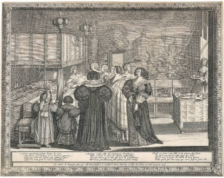 Le Retour du baptême [The Baptism], plate 4 from Le Mariage à la ville [The Marriage in the City]