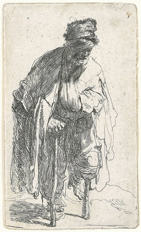 Beggar with Wooden Leg