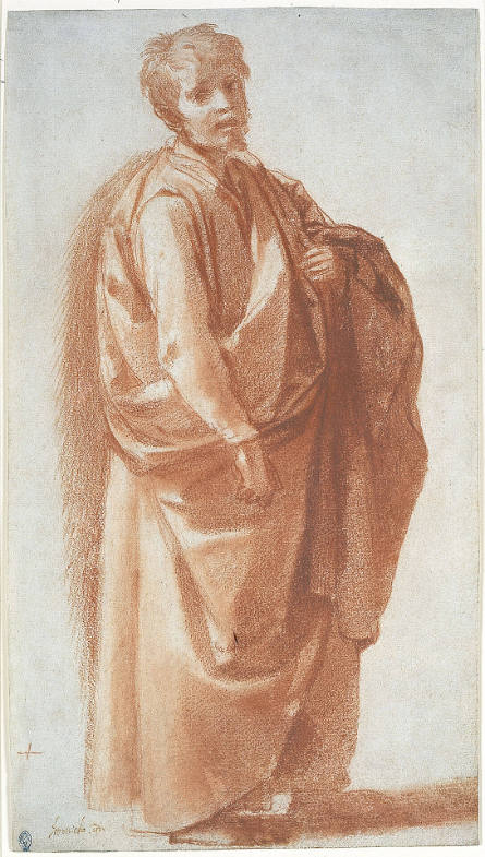 Standing Male Figure with Drapery