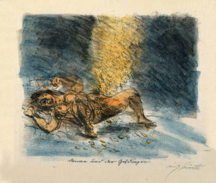Danae und der Goldregen [Danae and the Shower of Gold], from Die Liebschaften des Zeus [The Loves of Zeus]