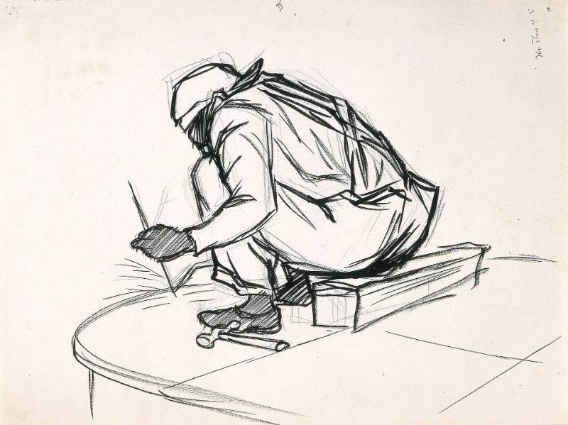 Sin Título (Trabajador con Martillo), [Untitled (Workman with Hammer)]