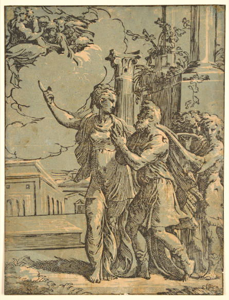 Augustus and the Tiburtine Sibyl, after Parmigianino