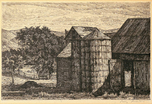 Untitled (Vermont farm scene)