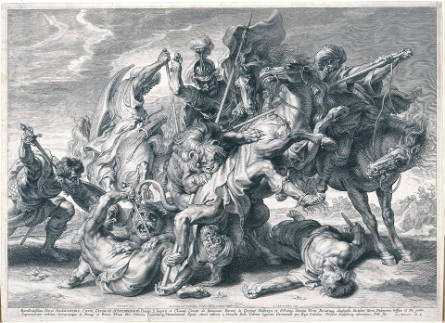 The Lion Hunt, after Peter Paul Rubens