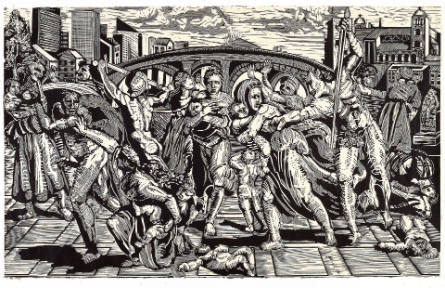 Massacre of the Innocents, after Marcantonio Raimondi