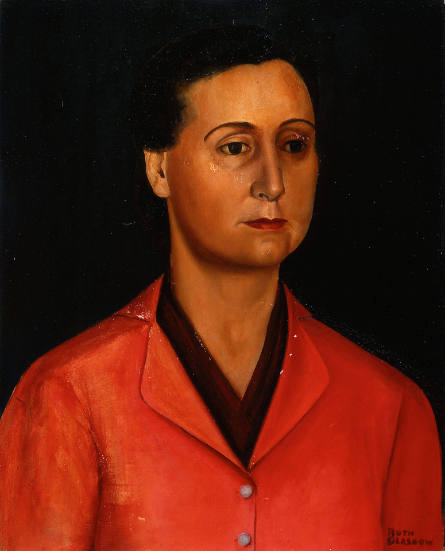 Portrait of Woman in Red