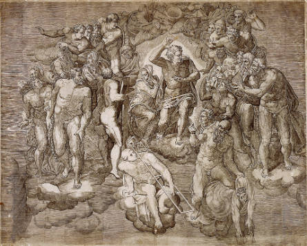 Last Judgment, from the Sistine Chapel, after Michelangelo